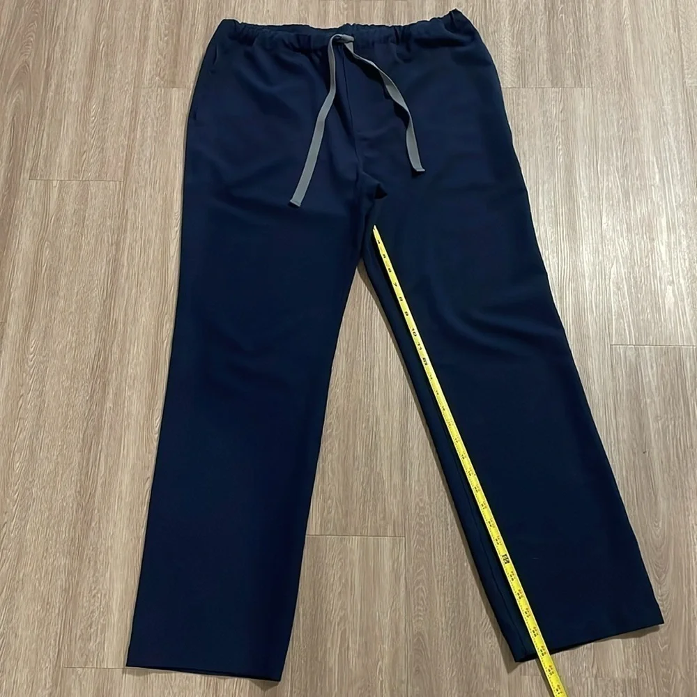 Figs Men’s Scrub Pants Medium Blue Technical Collection Basic Stretch Causal